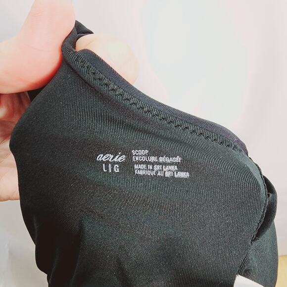 Aerie Black Swim Top with Leopard Bikini Bottom -Beach-Pool-Cruise - Picture 9 of 9